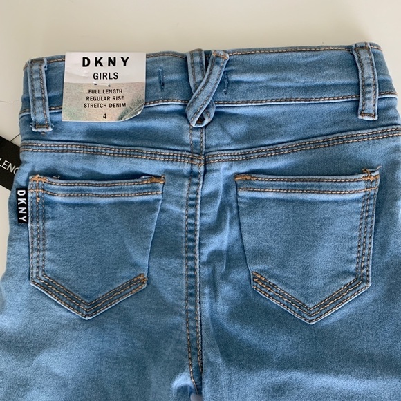 DKNY Girls Denim Pants - Picture 5 of 7